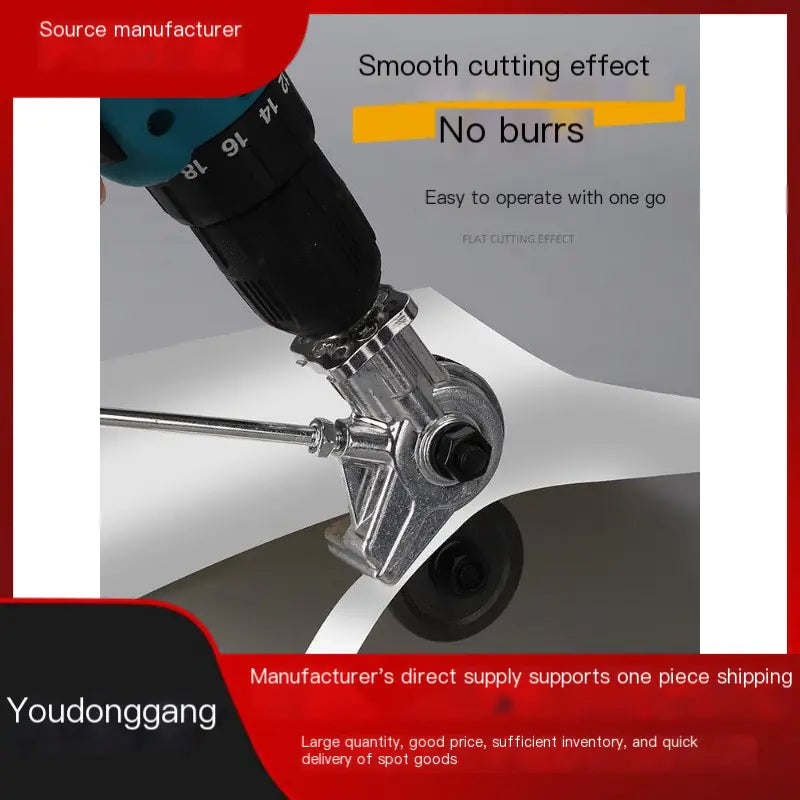 Metal Sheet Cutter Attachment for Electric Drill