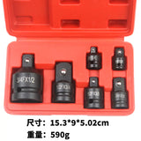 Pneumatic 6-Piece Heavy-Duty Socket Adapter Set